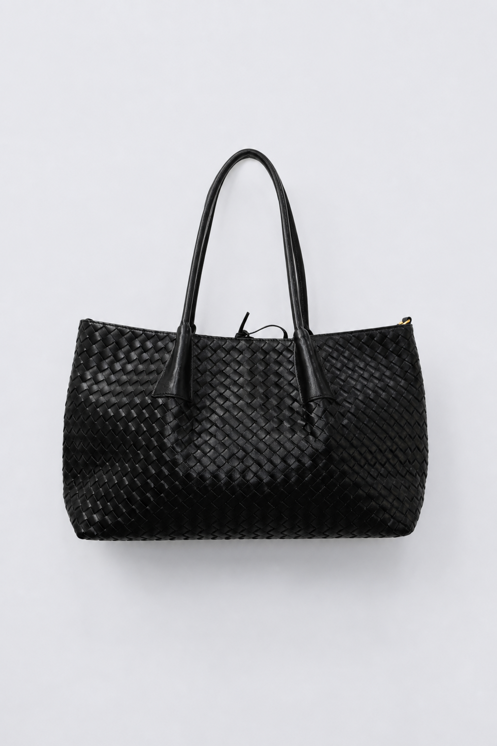 Bolso piel trenzado grande asas 8017670