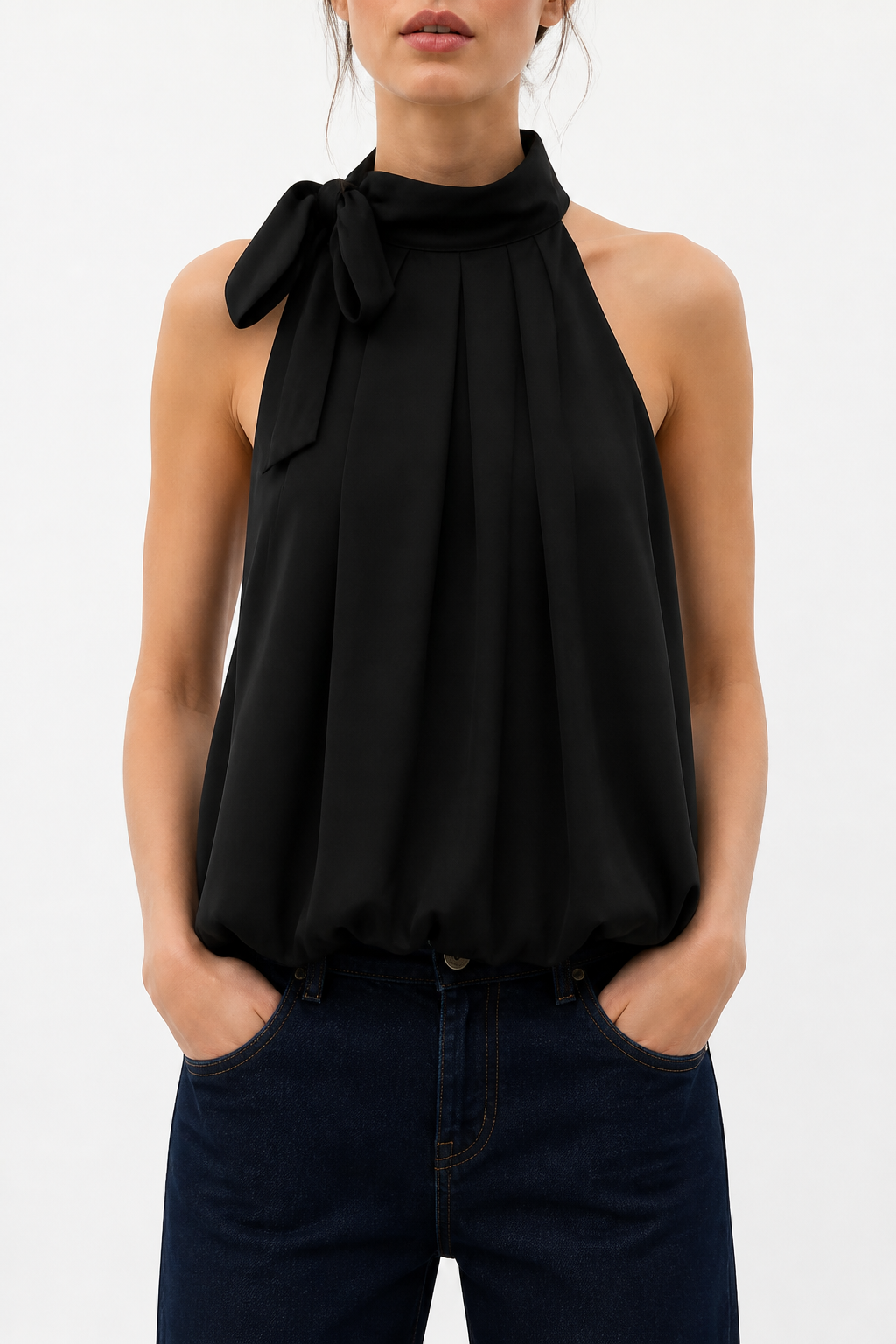 Top lazada abullonado Y1324