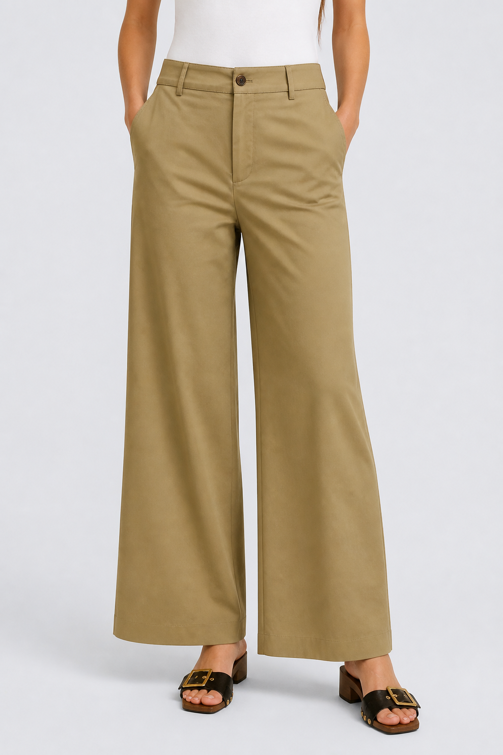 Pantalón recto gabardina P26080