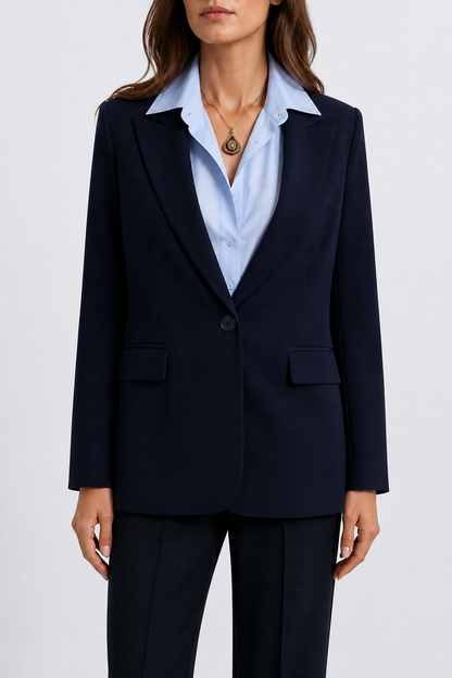 Blazer básica recta V26126