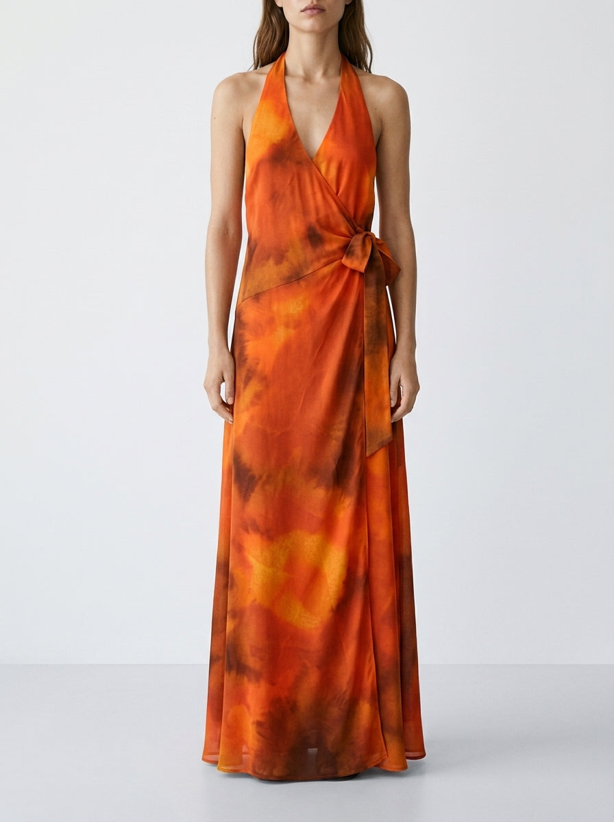 Vestido cruzado orange 517150