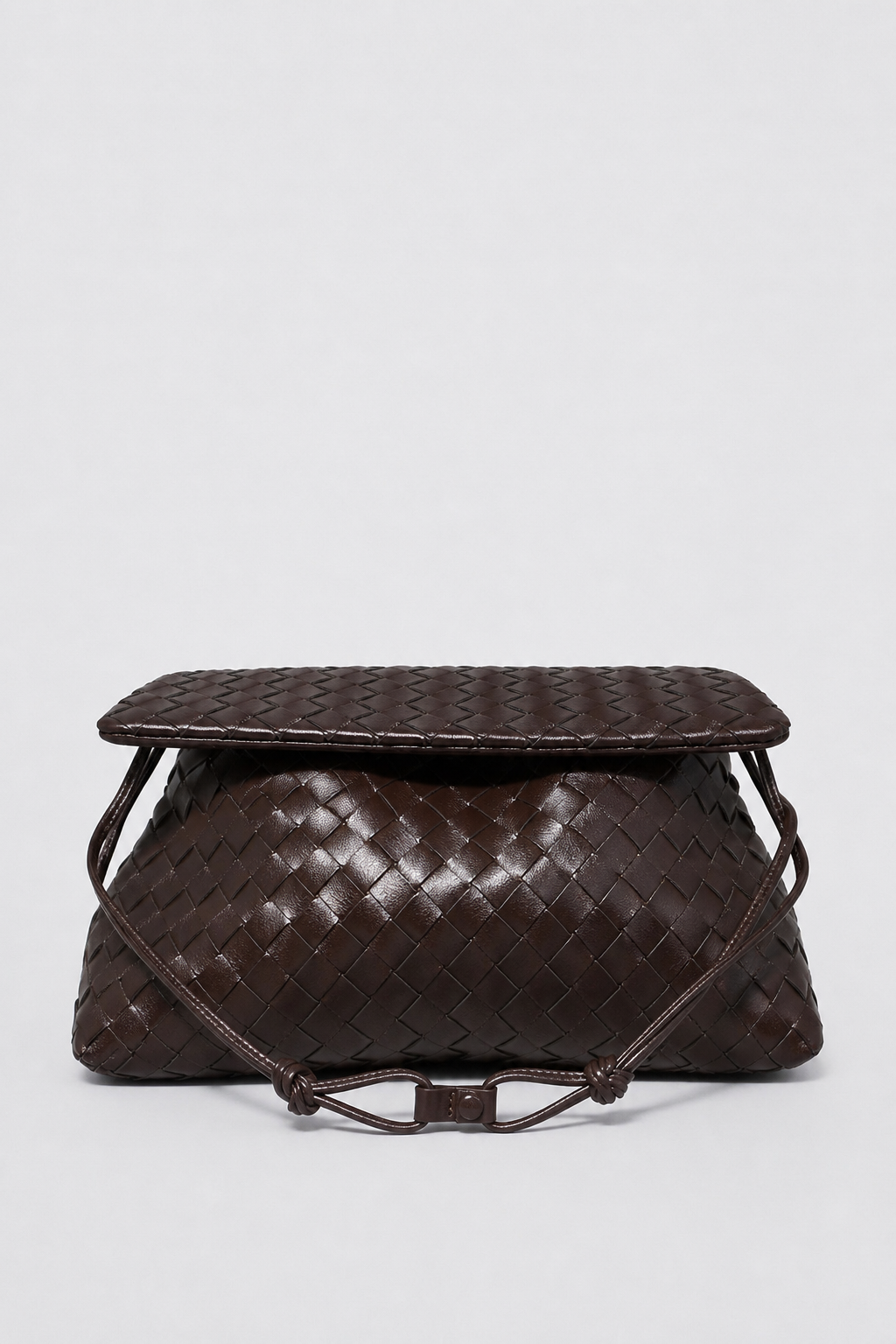 Bolso trenzado solapa mediano 8053850