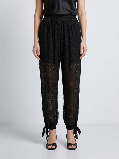 Pantalón bombacho encaje 60220YP
