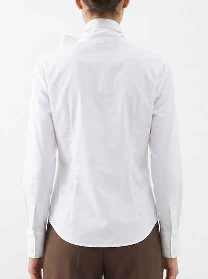 Camisa hombreras lazada LD3964