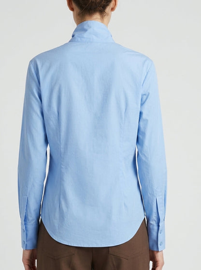 Camisa hombreras lazada LD3964