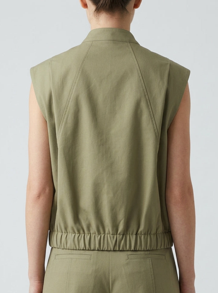 Chaleco gabardina G26018