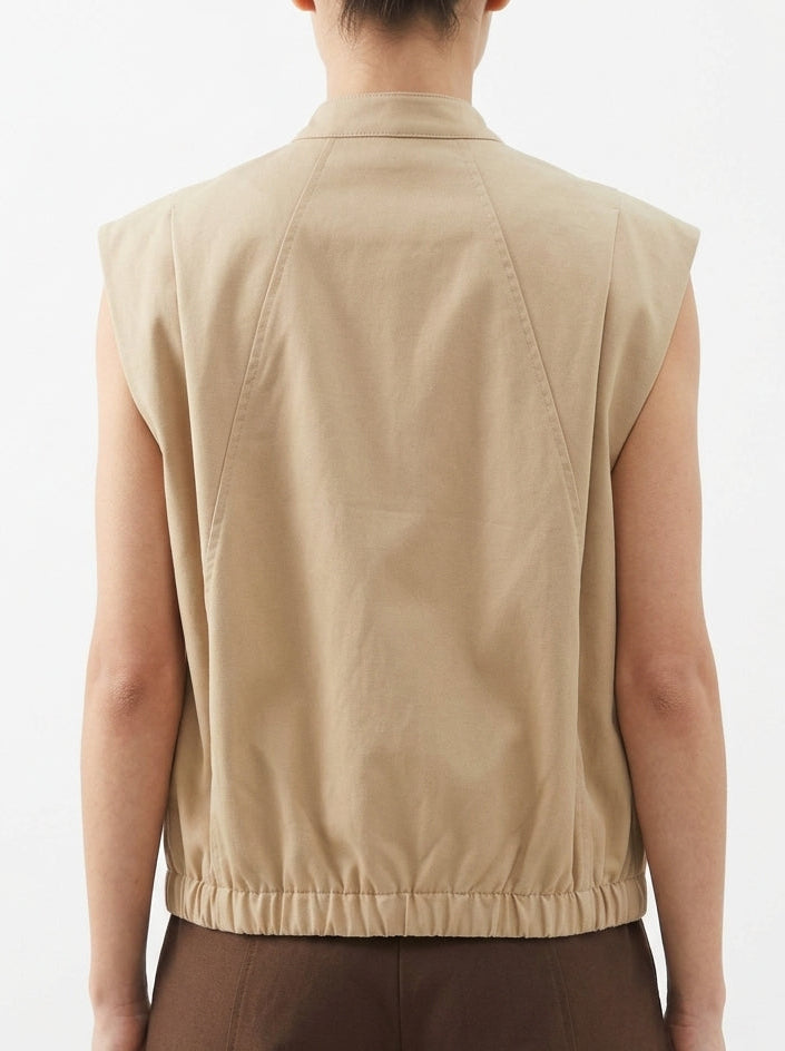 Chaleco gabardina G26018
