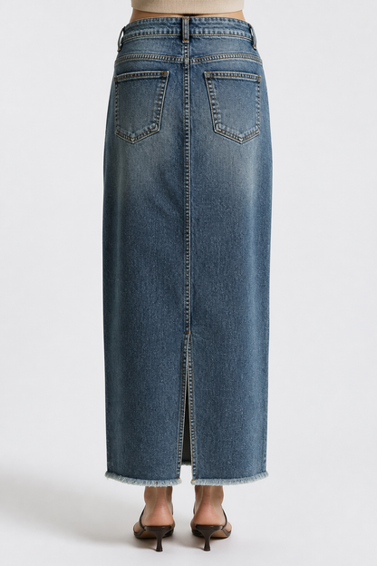 Falda tubo jeans blue Q18LH12