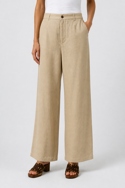 Pantalón básico lino P26091