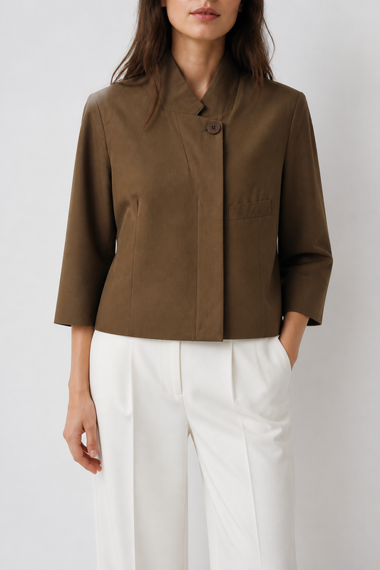 Blazer manga corta lino LD5711