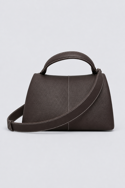 Bolso piel prespunteado solapa 8058162