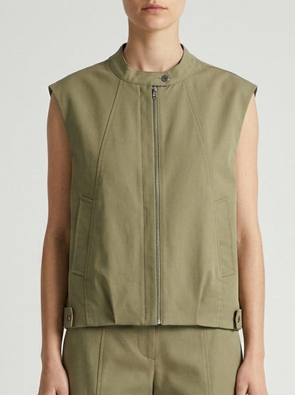 Chaleco gabardina G26018