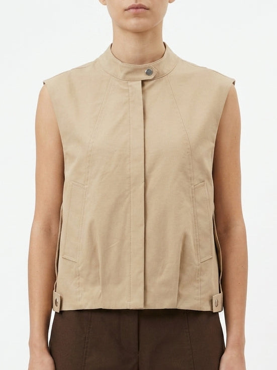 Chaleco gabardina G26018