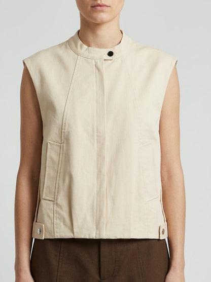 Chaleco gabardina G26018