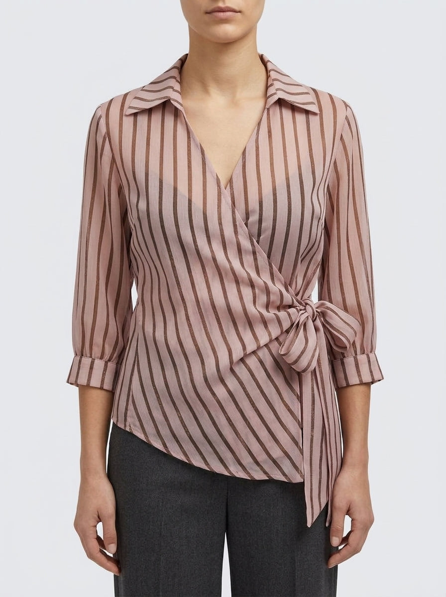 Camisa cruzada raya 554
