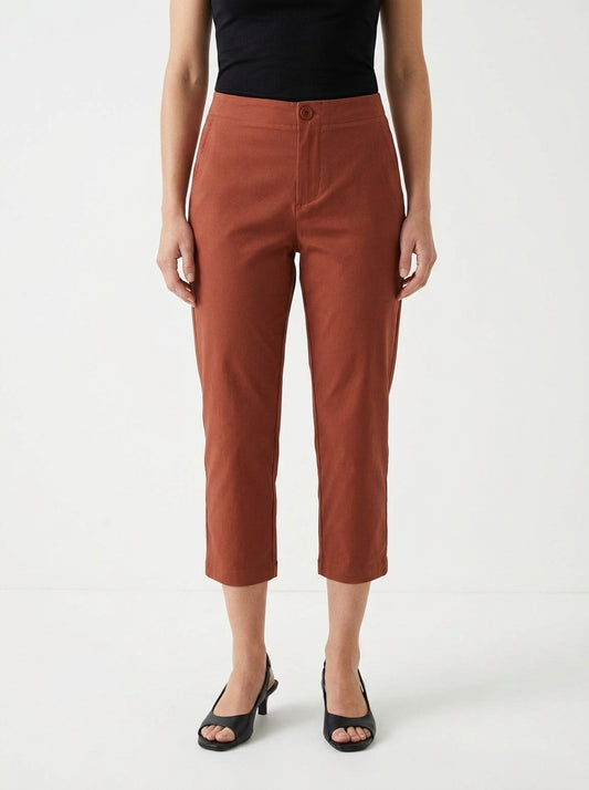 Bermuda Capri elástica LD5714