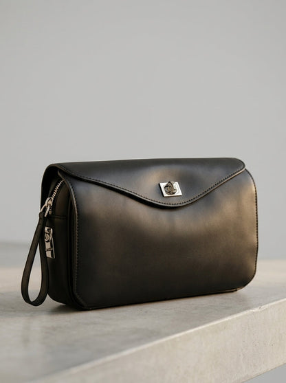 Bolso rectangular cierre oro 8047150