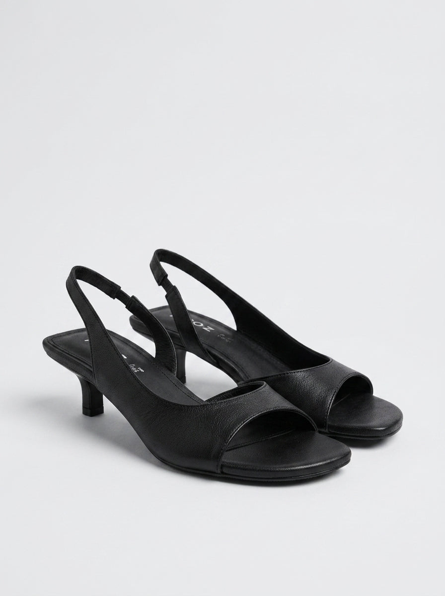 Sandalia taconcito piel SF1627