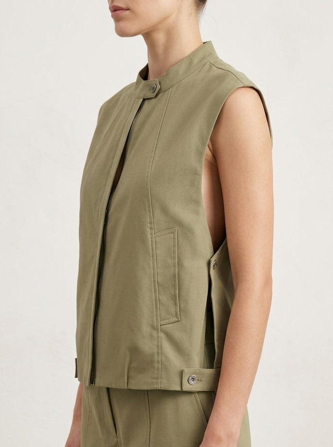 Chaleco gabardina G26018