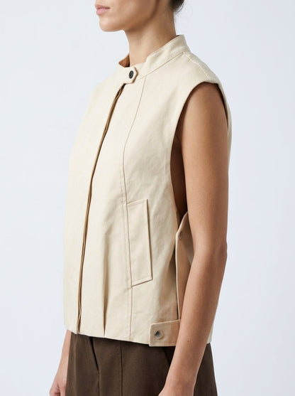 Chaleco gabardina G26018