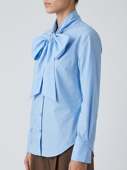 Camisa hombreras lazada LD3964